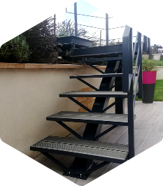 Escaliers métalliques